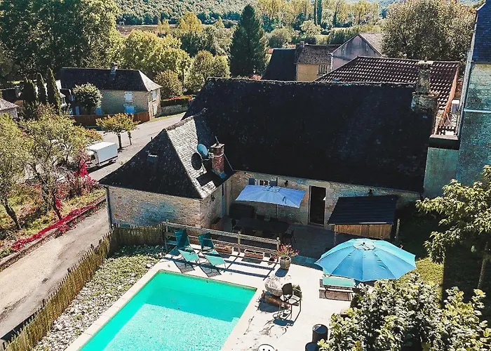 Coeur De Village, Maison Pour 8 Avec Piscine Semesterbostad Coly